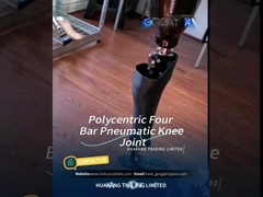 Πολυκεντρικό προσθετικό αρθρώματος γόνατος Πνευματικό έλεγχο κλίσης Πυραμιδική σύνδεση 220Lbs